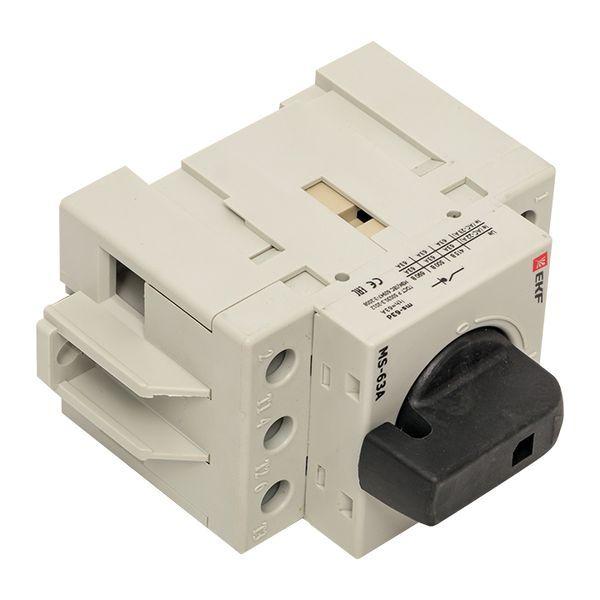  Рубильник мод. 3п MS-63A на DIN-рейку EKF ms-63d фото в каталоге от BTSprom.by