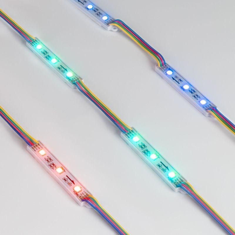 модуль управляемый spi-b3 12в rgb-ram (0.6вт ip66 120 deg) (пластик ) arlight 036824 от BTSprom.by
