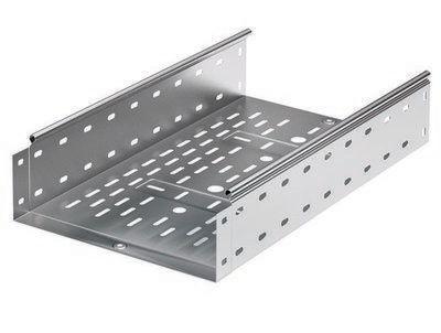 Лоток листовой перфорированный 500х80 L2000 сталь 1мм гор. оцинк. DKC 35317HDZ от BTSprom.by