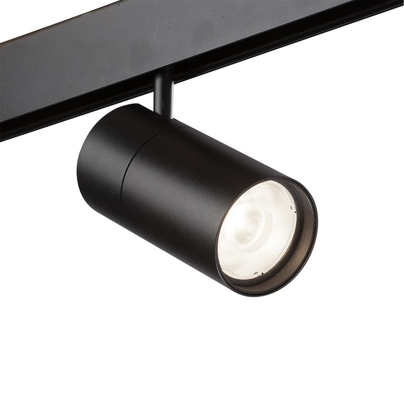 светильник светодиодный трековый поворотный магнитный 22вт 48в 3000к 24град. черн. vitaluce vt0200012-01.1 от BTSprom.by