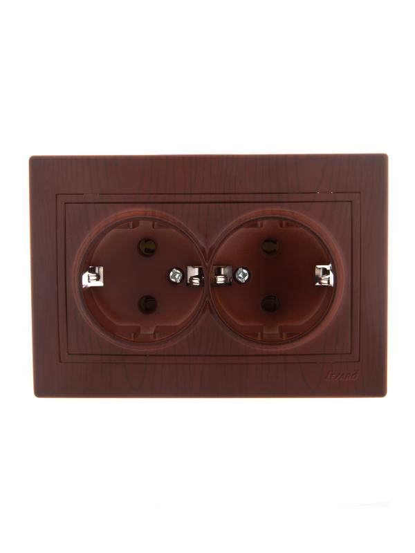 розетка 2-м сп mira 16а ip20 с заземл. керамика вишня lezard 701-0601-127 от BTSprom.by розетка 2-м сп mira 16а ip20 с заземл. керамика вишня lezard 701-0601-127 от BTSprom.by