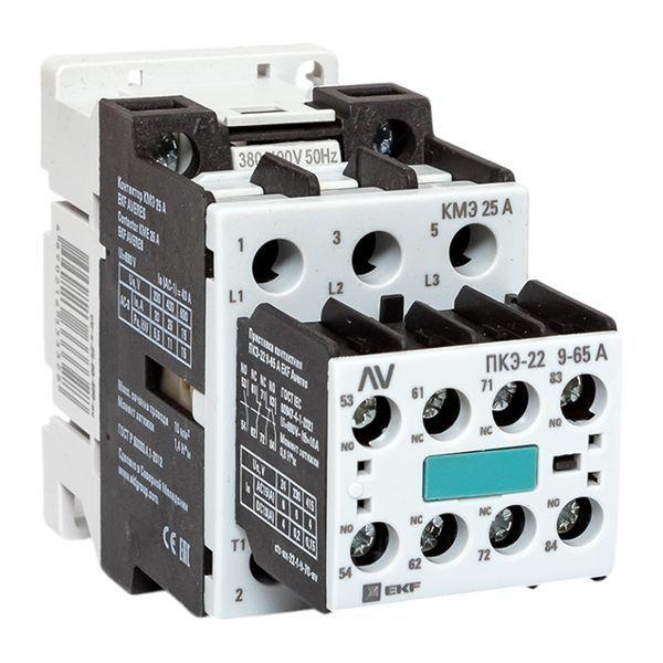 комплект кмэ 25а кат. 400в ас 2но+2нз averes ekf ctr-s-25-00-400-av-22 от BTSprom.by