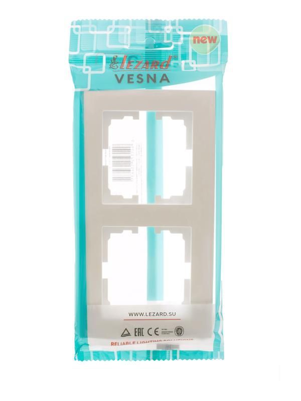 рамка 2-местн. горизонт. vesna жемчуж./бел. перламутр lezard 742-3000-147 от BTSprom.by рамка 2-местн. горизонт. vesna жемчуж./бел. перламутр lezard 742-3000-147 от BTSprom.by