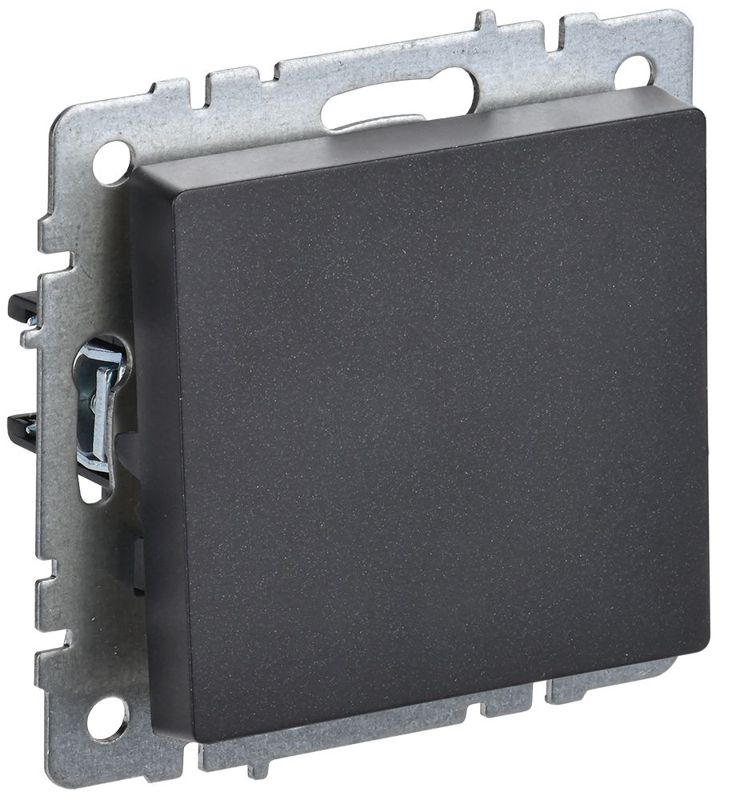 выключатель 1-кл. сп brite вс10-1-0-брч 10а механизм черн. iek br-v10-0-10-k02 от BTSprom.by