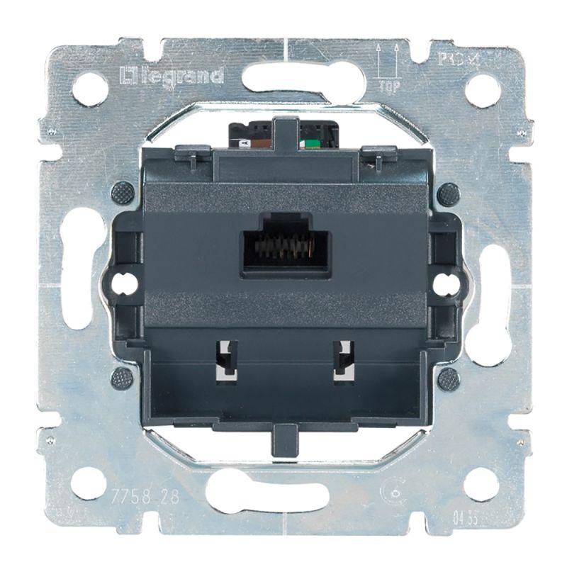 розетка компьютерная 1-м сп galea life rj45 кат.5e utp на винтах механизм leg 775761 от BTSprom.by
