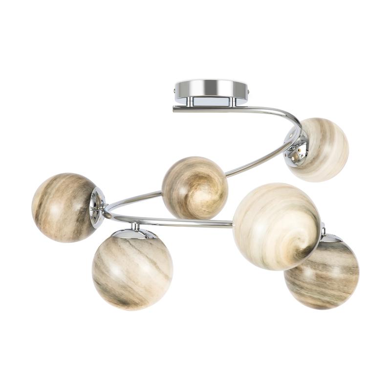  Люстра Galaxy 40Вт E14х6 IP20 Freya FR5013PL-06CH фото в каталоге от BTSprom.by