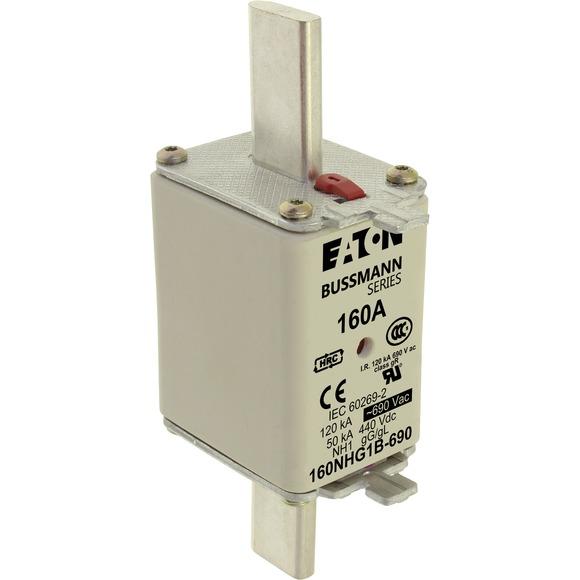  Предохранитель NH 160A 690В gG 1 двойн. индикация EATON 160NHG1B-690 фото в каталоге от BTSprom.by