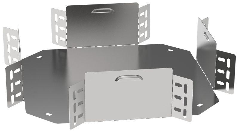 Ответвитель для лотка 100х150 0.6мм ESCA 3 IEK ES3-KR-100-150-06 от BTSprom.by