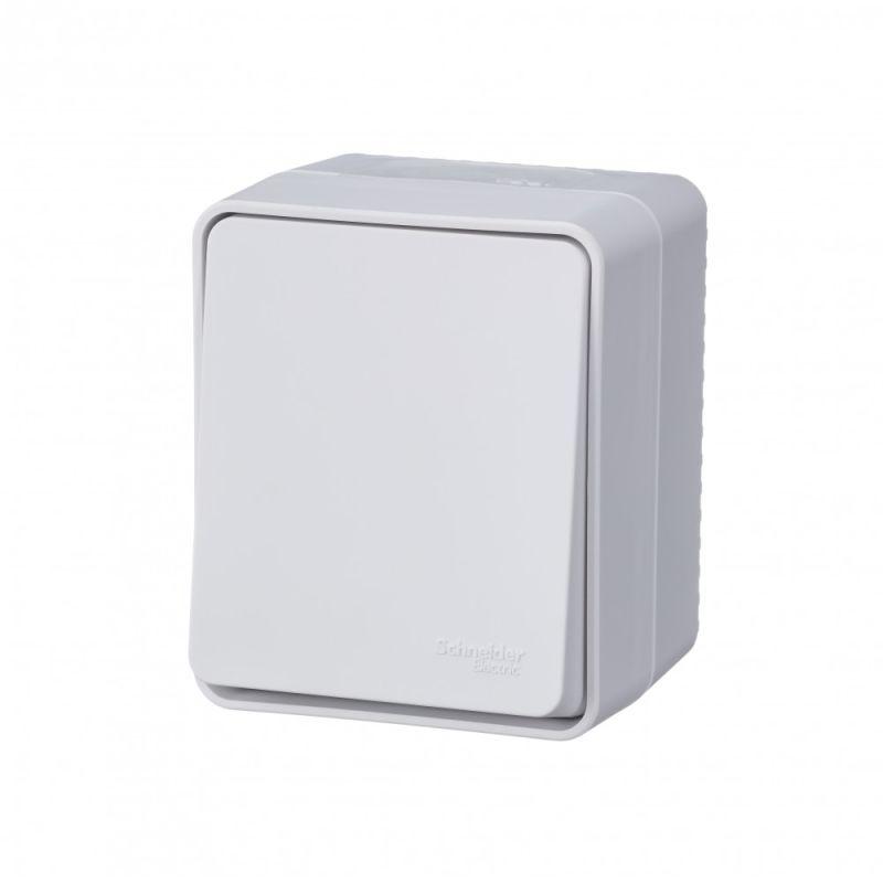 переключатель проходной 1-кл. оп atlasdesign profi ip54 10ax бел. se atn540161 от BTSprom.by