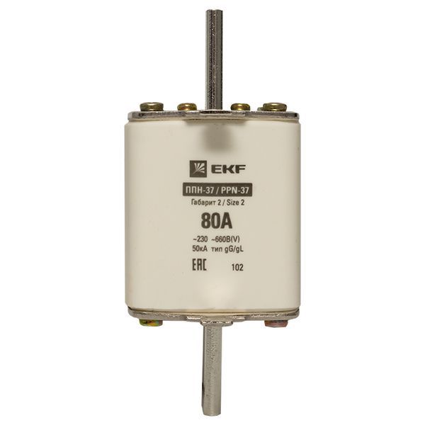  Вставка плавкая ППН-37 400/80А габарит 2 PROxima EKF fus-37/400/80 фото в каталоге от BTSprom.by