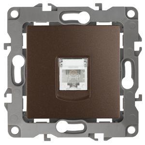 розетка телефонная эра12 12-3105-13 rj11 ip20 бронз. эра б0019343 от BTSprom.by