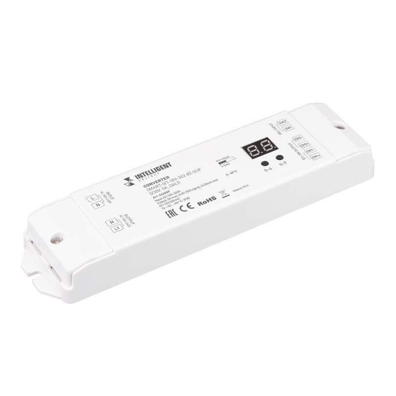 конвертер smart-0/1-10v-302-82-suf 230в 5a dali ip20 пластик intelligent arlight 046509 от BTSprom.by