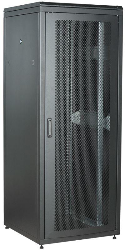 шкаф сетевой linea n 47u 800х800мм перфорир. передн. дверь; задн. метал. черн. itk ln05-47u88-pm от BTSprom.by