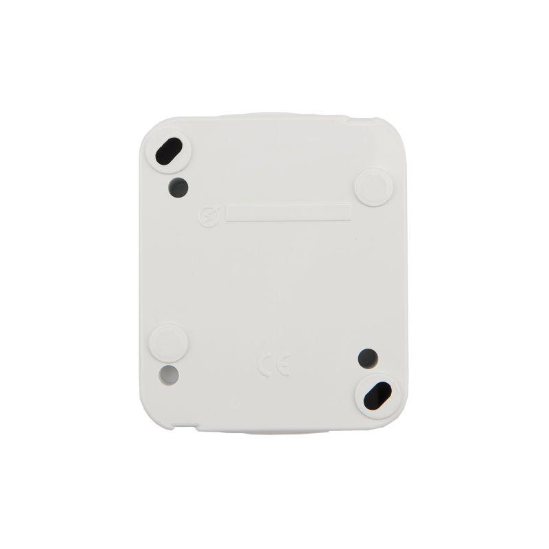  Розетка 1-м ОП Mini OG IP54 с заземл. керамика бел. Kranz KR-78-0605 фото в каталоге от BTSprom.by