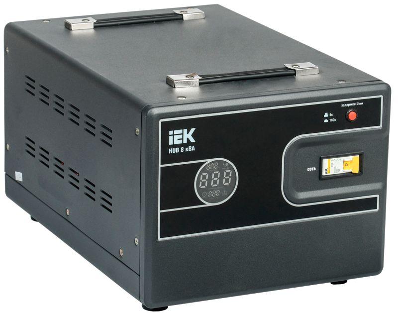 стабилизатор напряжения 1ф 8ква hub переносной iek ivs21-1-008-13 от BTSprom.by