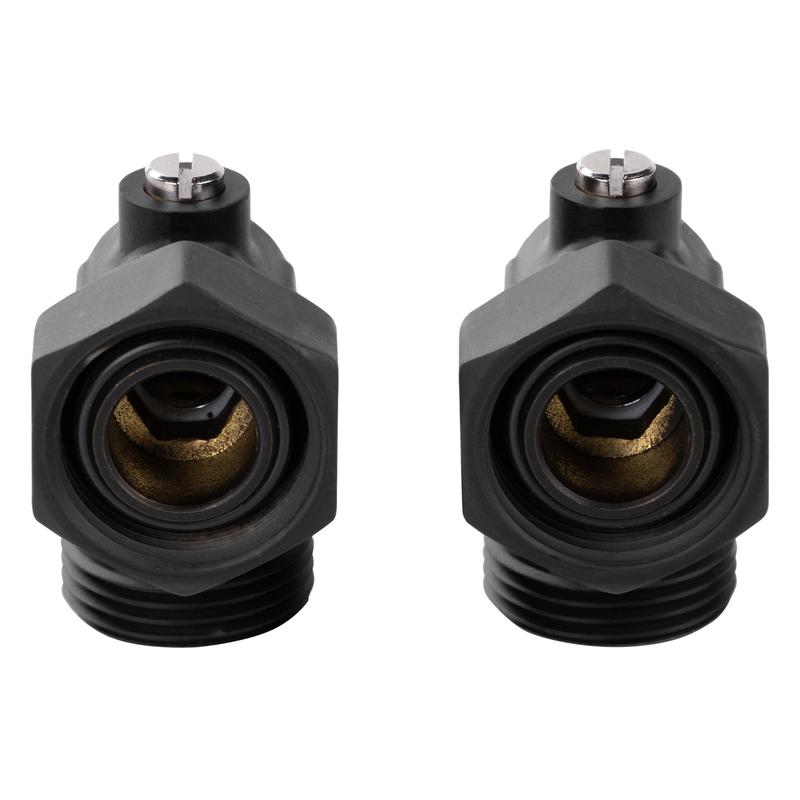  Набор нижнего подключения угловой раздельный 3/4х3/4ЕК черн. Royal Thermo НС-1559437 фото в каталоге от BTSprom.by