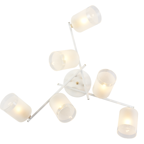  Люстра Georgiana 9144-205 6хЕ27 60Вт модерн Rivoli Б0055879 фото в каталоге от BTSprom.by