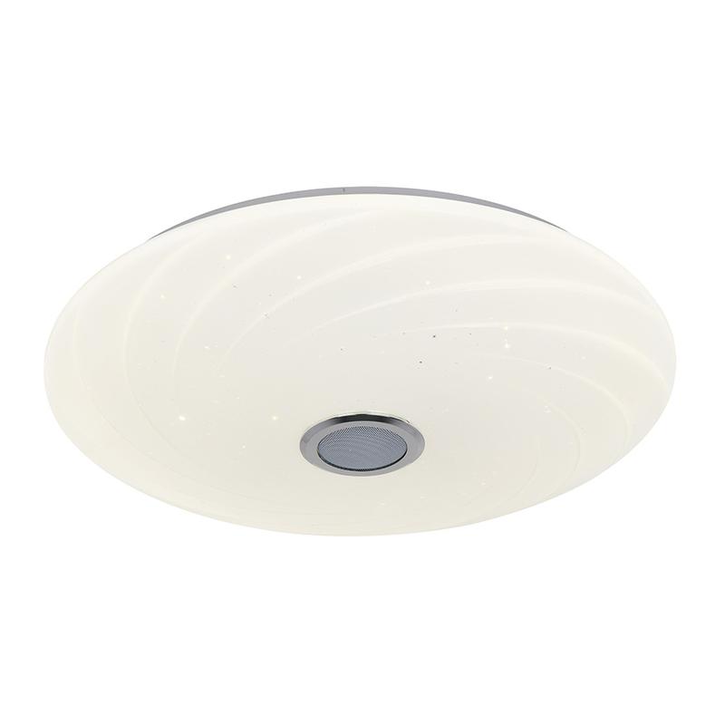 светильник uli-d291 72w/sw+rgb/50 mercury накладной диммир. пульт ду (в/к) bluetooth колонка 3000к/4000к/6500к/rgb 5700лм uniel ul-00007840 от BTSprom.by