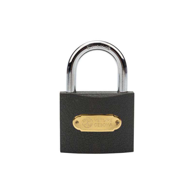  Замок навесной "Чугун" 60мм ЧЕТЫРЕ СЕЗОНА 79-0006 фото в каталоге от BTSprom.by