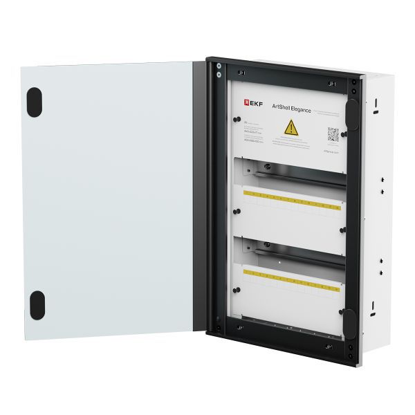  Корпус ArtShell Elegance силовой встраив. 28мод. бел. дверь из закал. стекла EKF artshell-e-28p-cw фото в каталоге от BTSprom.by