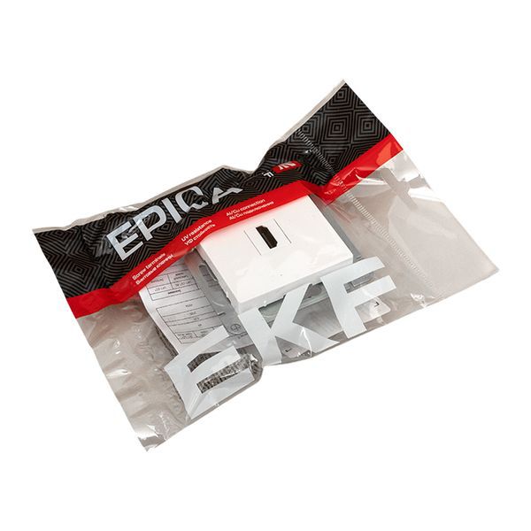  Розетка СП Эпика HDMI механизм бел. EKF UP1-SOW-HDMI фото в каталоге от BTSprom.by