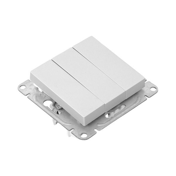  Выключатель 3-кл. СП Эпика механизм алюм. EKF UP1-SWA-31 фото в каталоге от BTSprom.by