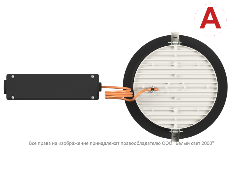  Светильник аварийный BS-DL-10-L2-LED V03 Black 4000К Белый Свет a30003 фото в каталоге от BTSprom.by