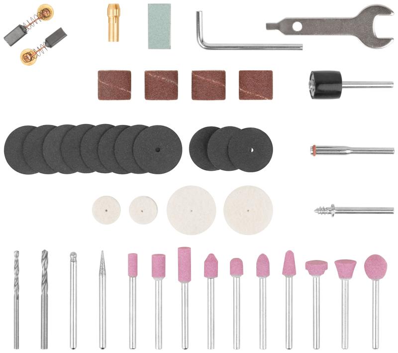  Машина гравировальная 135Вт 10000-32000об/мин 2.4/3.2мм набор насадок FIT 80595 фото в каталоге от BTSprom.by