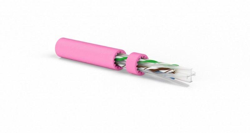 кабель витая пара неэкранир. u/utp кат.6a (10gbe) 4 пары 23 awg ож solid lszh uutp4-c6a-s23-in-lszh-pk-500 роз. (уп.500м) hyperline 444601 от BTSprom.by