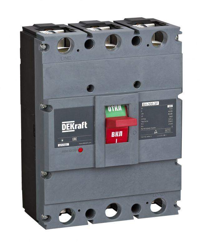 выключатель автоматический 3п 700а 50ка ва-306 dekraft 22766dek от BTSprom.by