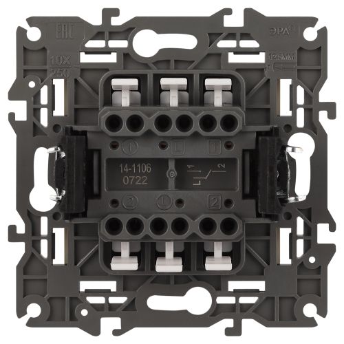  Переключатель 2-кл. СП Elegance 14-1106-02 10А IP20 250В 10AX механизм сл. кость Эра Б0034244 фото в каталоге от BTSprom.by