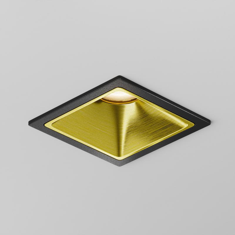 Рамка-отражатель декоративная для светильников Alfa LED латунь Maytoni Ring8-10W-SQ-BS фото в каталоге от BTSprom.by