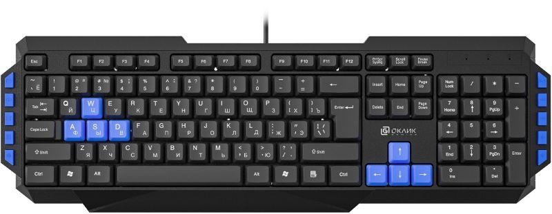клавиатура 750g frost war черн./черн. usb multimedia for gamer km-638 оклик 337452 от BTSprom.by