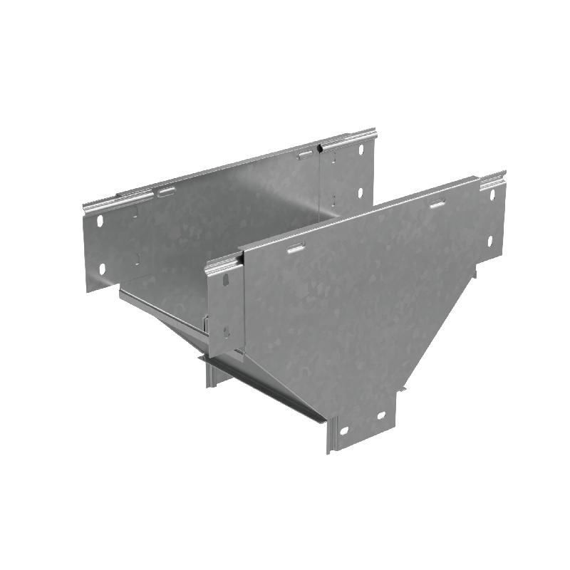 Отвод для лотка Т-образ. вертикал. вниз 200х80 "ПЛЮС" TDVplus80-200 INOX304 КМ PL6235 от BTSprom.by