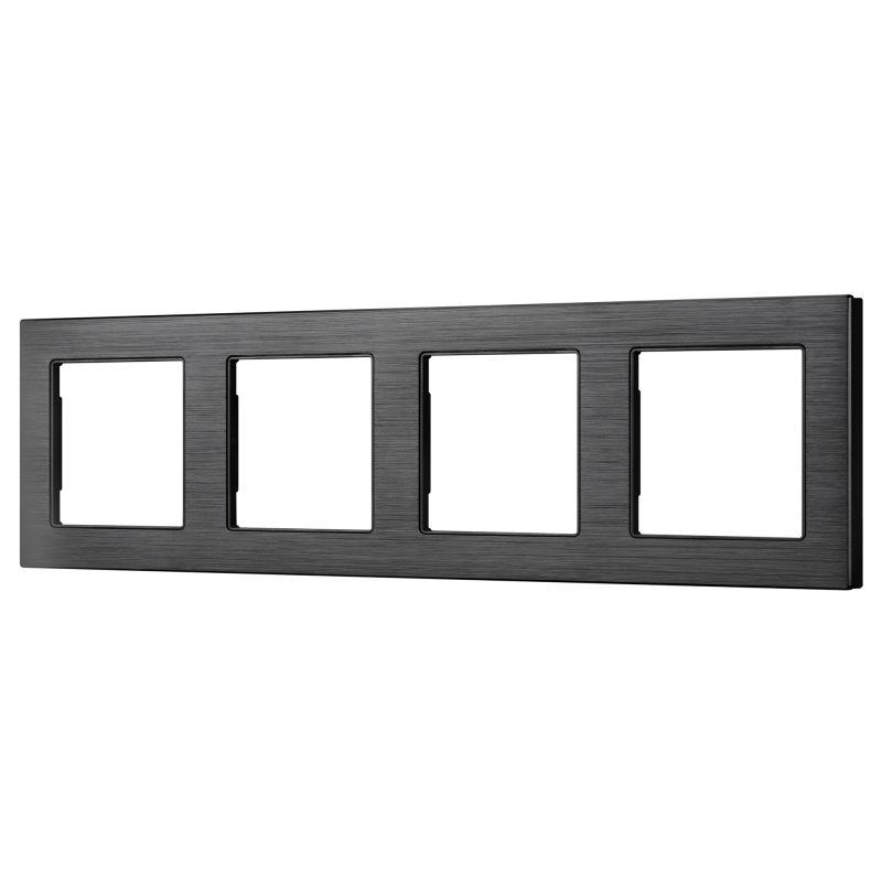 рамка алюминиевая frm-presto-als-4-bk arlight 043862 от BTSprom.by