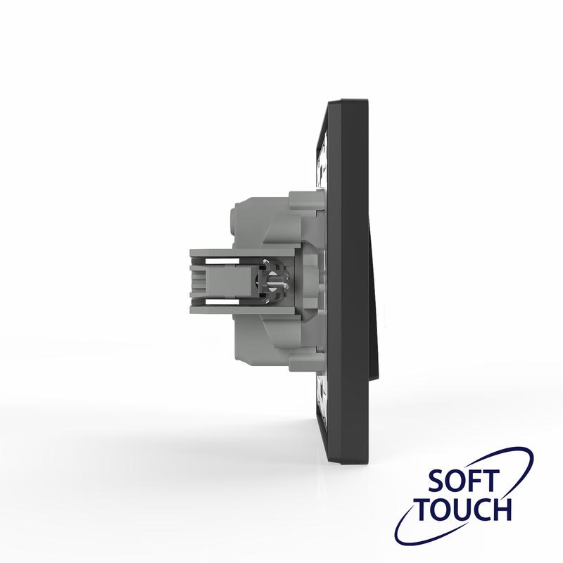  Переключатель перекрестный 1-кл. СП Pixel IP20 механизм карбон TOKOV ELECTRIC TKE-PX-P1R-C14 фото в каталоге от BTSprom.by