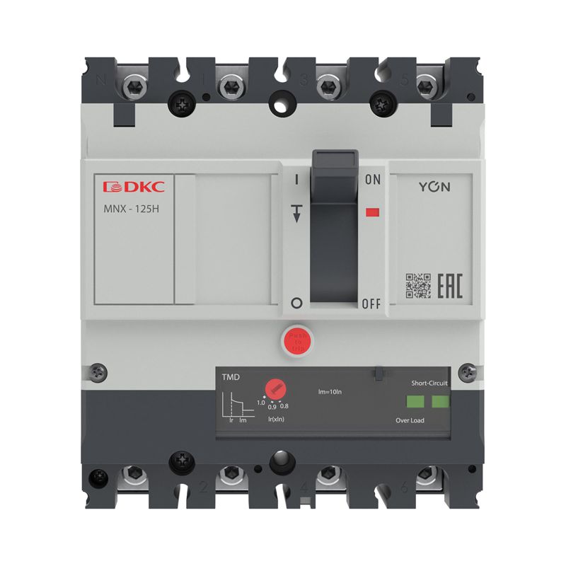  Выключатель автоматический 3N 63А 150кА pro MNX125H при AC415V расцепитель TMD YON MNX125H3NTMD0063 фото в каталоге от BTSprom.by