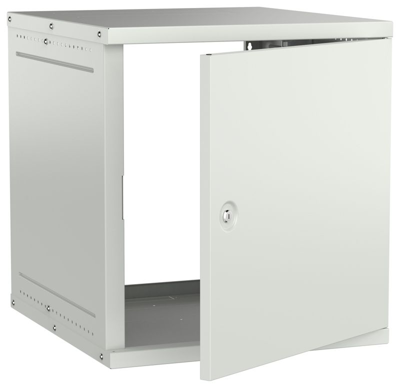 шкаф настенный 12u 600х650мм дверь метал. сер. generica lwe3-12u67-mf-g от BTSprom.by