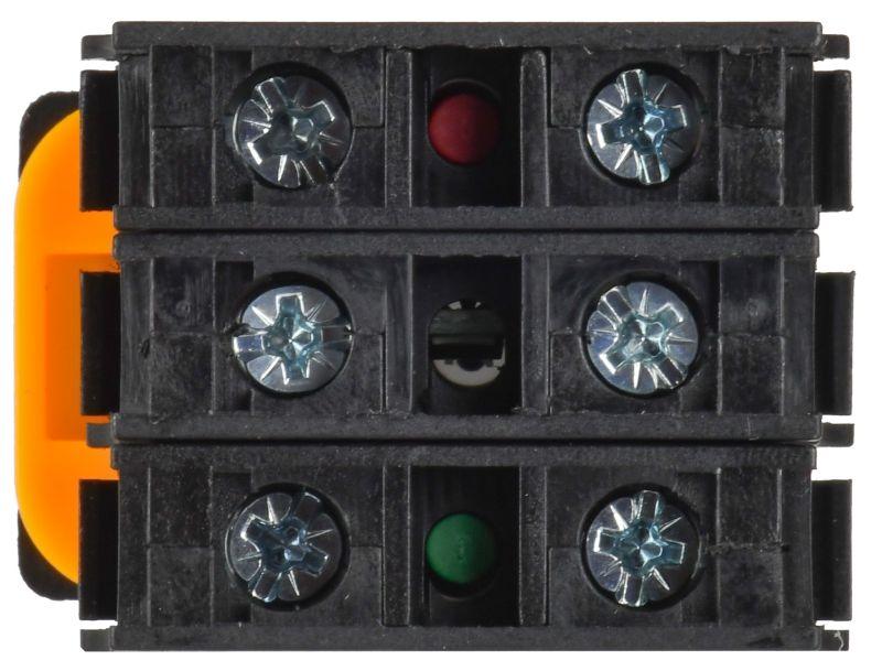  Переключатель 2 полож. 1НО+1НЗ с подсветкой син. MASTER IEK MI-SW60-11XD-3-14-2-K07 фото в каталоге от BTSprom.by