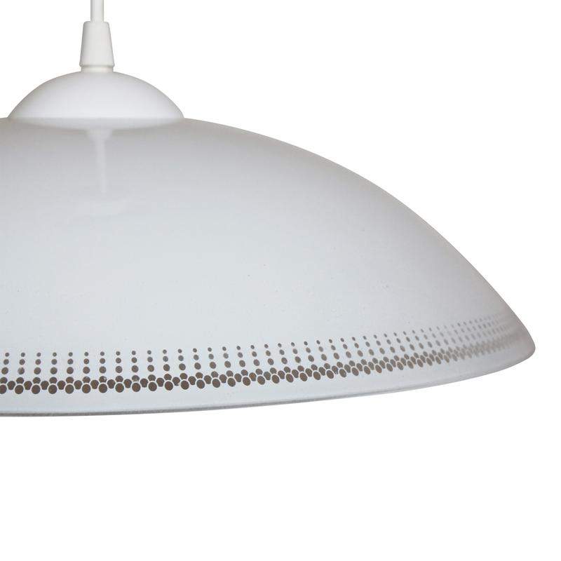  Светильник "Кайма" 350 НСБ 72-60 М50 глянцевый бел./шнур бел./эко ИУ Элетех 1005301176 фото в каталоге от BTSprom.by