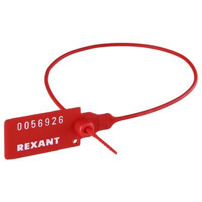 пломба пластиковая номерная 350мм красн. rexant 07-6131 от BTSprom.by