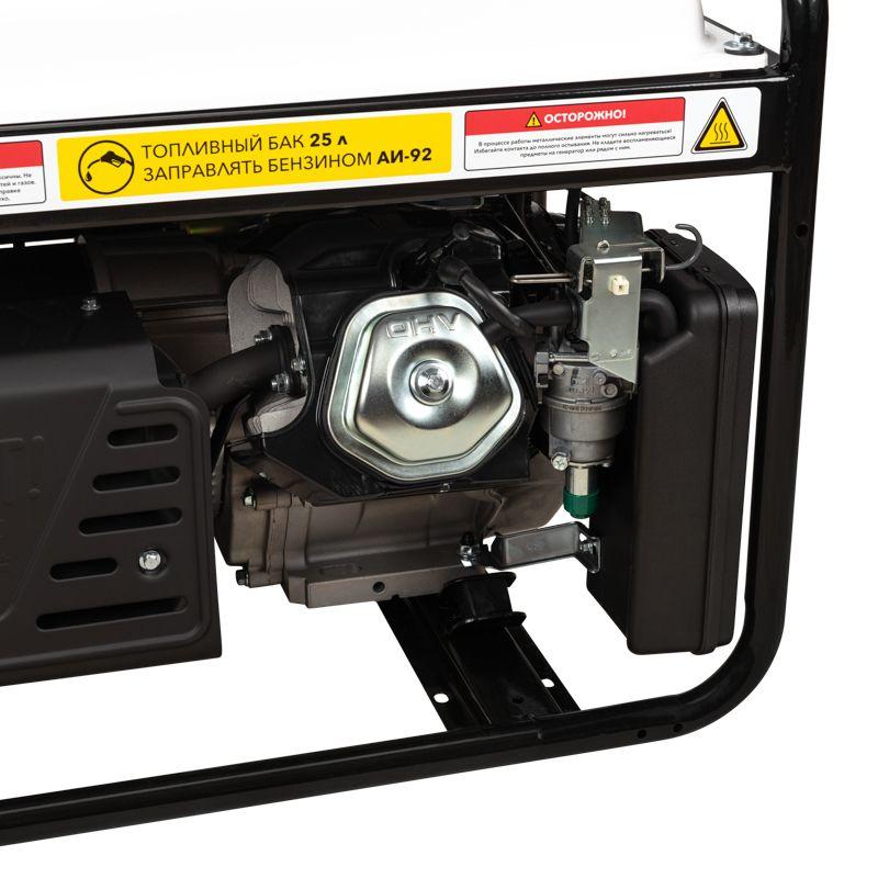  Генератор бензиновый KR9000EA 9.0кВт 230В 25л коннектор автоматики электростартер KRANZ KR-16-1138 фото в каталоге от BTSprom.by