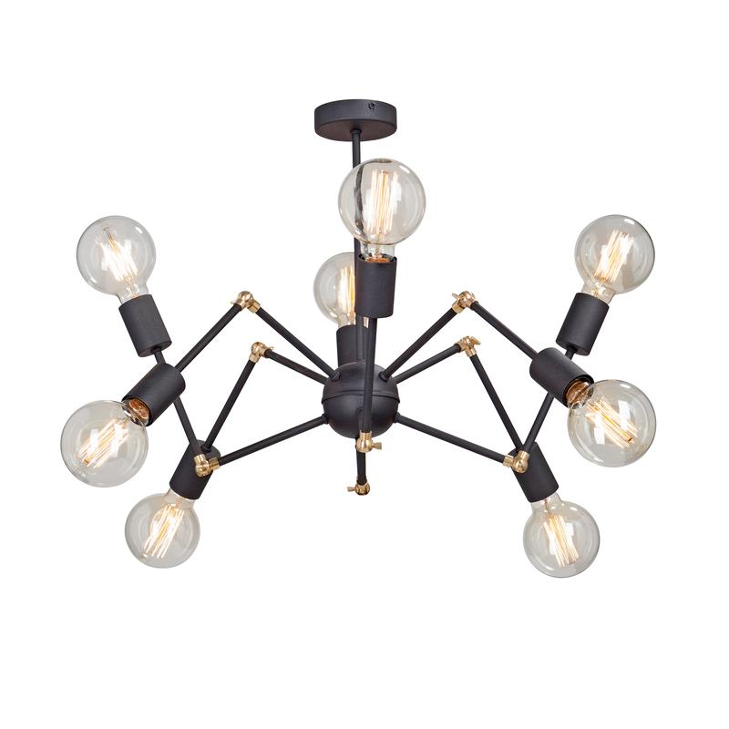 люстра 8xe27 макс. 40вт vitaluce v4897-1/8pl от BTSprom.by