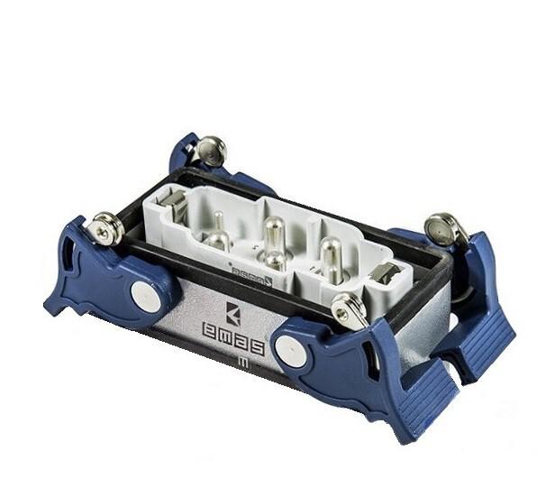 вилка низкая 4-фиксатора для панели 6 полюсов 4х80а+2х16а emas ebm806fm44 от BTSprom.by