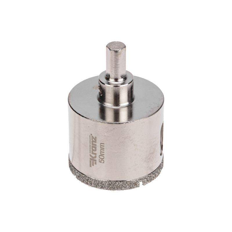 коронка алмазная 50мм с центровочным сверлом kranz kr-92-0014 от BTSprom.by