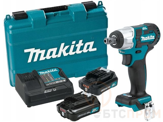 Аккум. ударный гайковерт MAKITA CXT TW 160 DWAE в чем. (12.0 В, 2 акк., 2.0 А/ч Li-Ion, посадочн. квадрат 3/8 ", 160 Нм, вес 1.0 кг) TW160DWAE фото в каталоге от BTSprom.by  Аккум. ударный гайковерт MAKITA CXT TW 160 DWAE в чем. (12.0 В, 2 акк., 2.0 А/ч Li-Ion, посадочн. квадрат 3/8 ", 160 Нм, вес 1.0 кг) TW160DWAE фото в каталоге от BTSprom.by