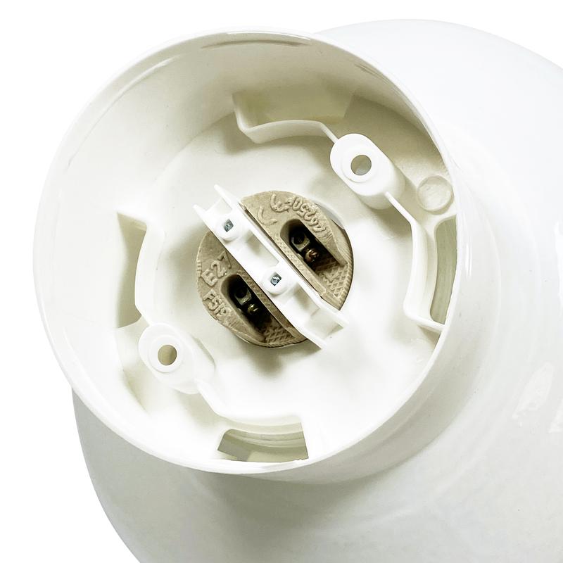  Светильник НББ 64-60-080 "Грибок" d165 1х60Вт E27 IP20 опал/корпус наклонный бел. Элетех 1005100158 фото в каталоге от BTSprom.by