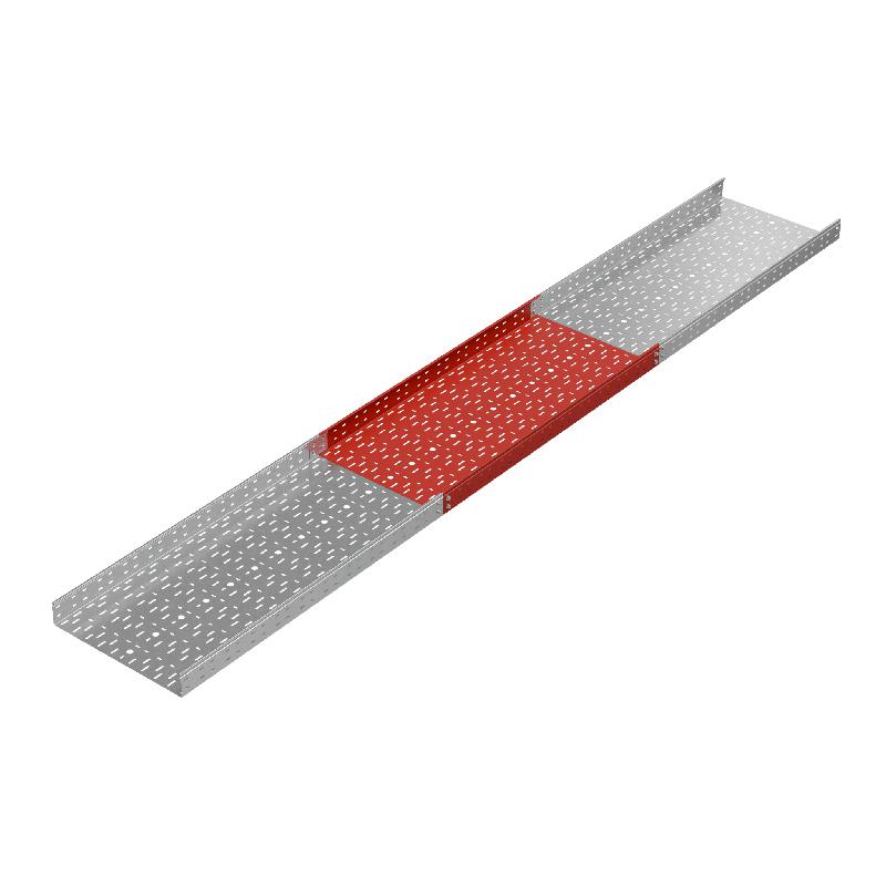 Лоток листовой перфорированный 500х80 L2500 1.2мм "Стандарт ПЛЮС" LPEplus80-500-1.2-2500 INOX304 КМ PL9911 фото в каталоге от BTSprom.by