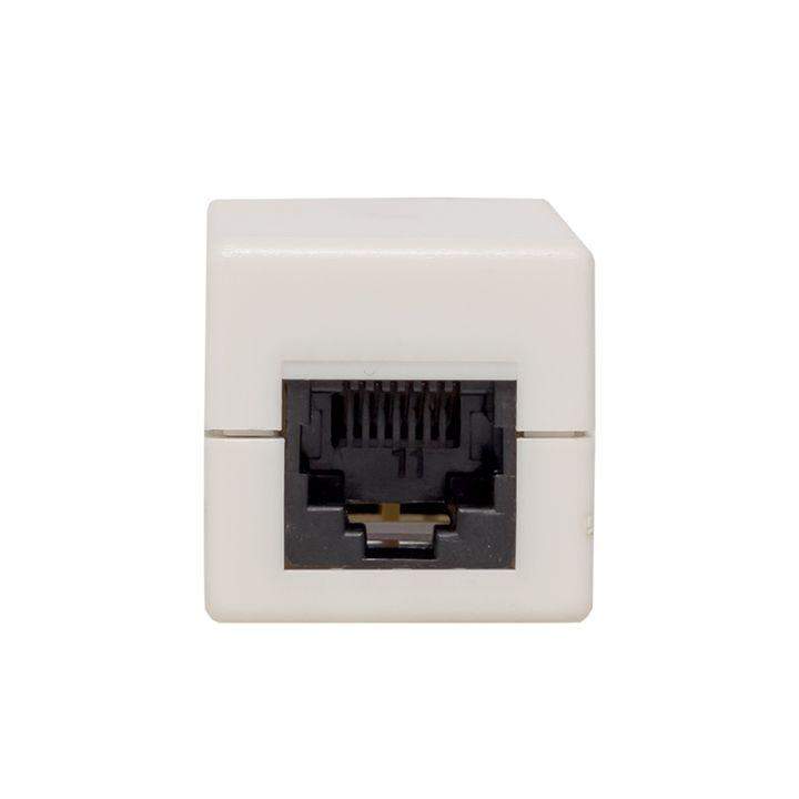  Адаптер проходной RJ45-RJ45 кат.5E неэкранир. TERACOM бел. EKF TRC-INLC-2RJ45-5EUTP-WH фото в каталоге от BTSprom.by