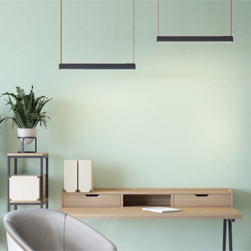  Светильник для трека-ремня Belty Linear 24Вт 4000К IP20 48В DC 642х40х45мм RA90 120град. со светодиодом алюм. черн. DENKIRS 723168 фото в каталоге от BTSprom.by